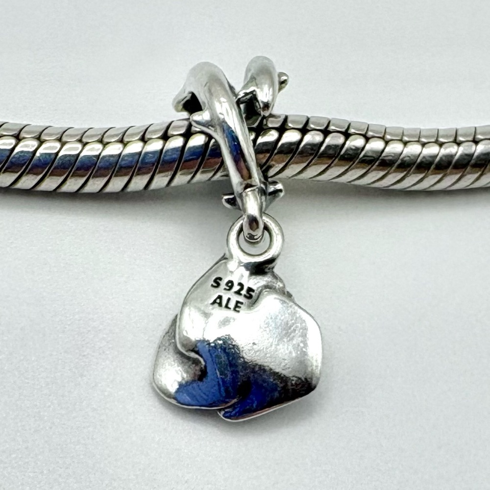 Pandora Rose in Bloom Dangle Sterling Silver Charm - Picture 4 of 4
